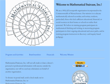 Tablet Screenshot of mathstaircase.org